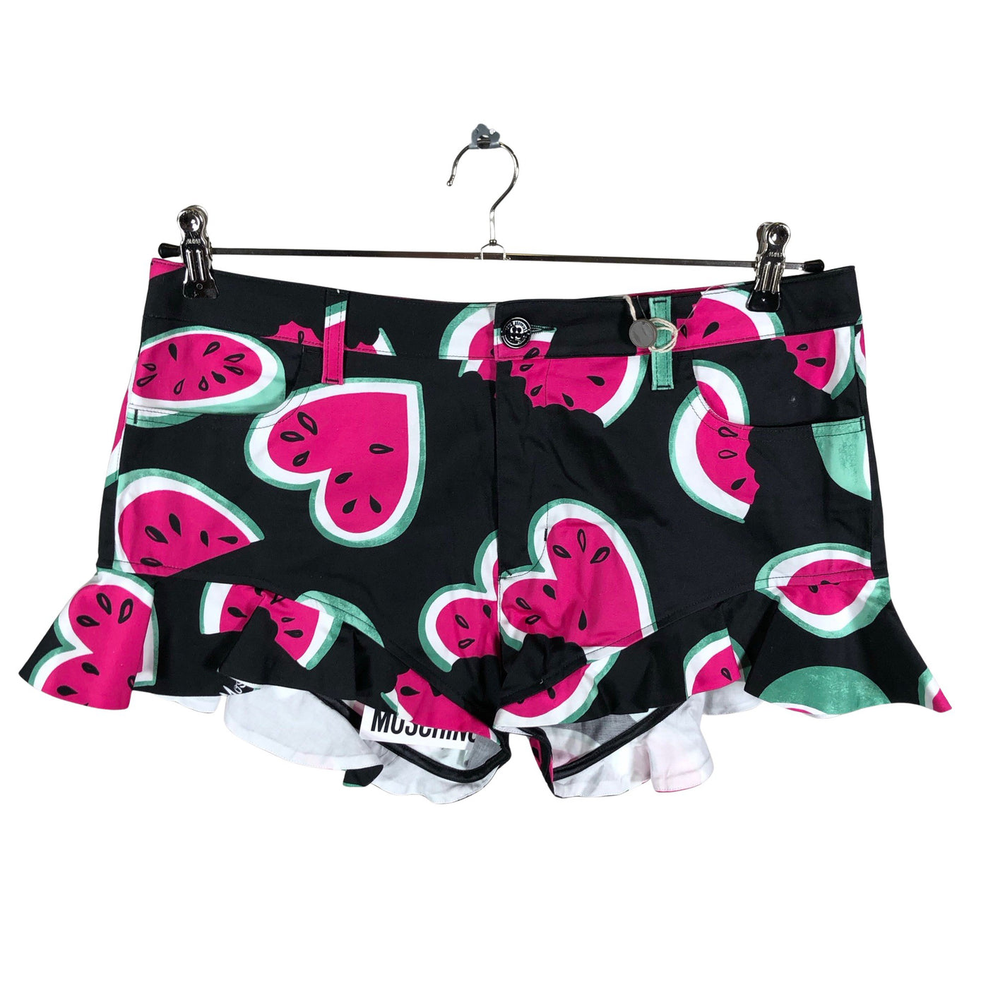 Naisten Love Moschino - Shortsit, koko 42 - Musta (1)