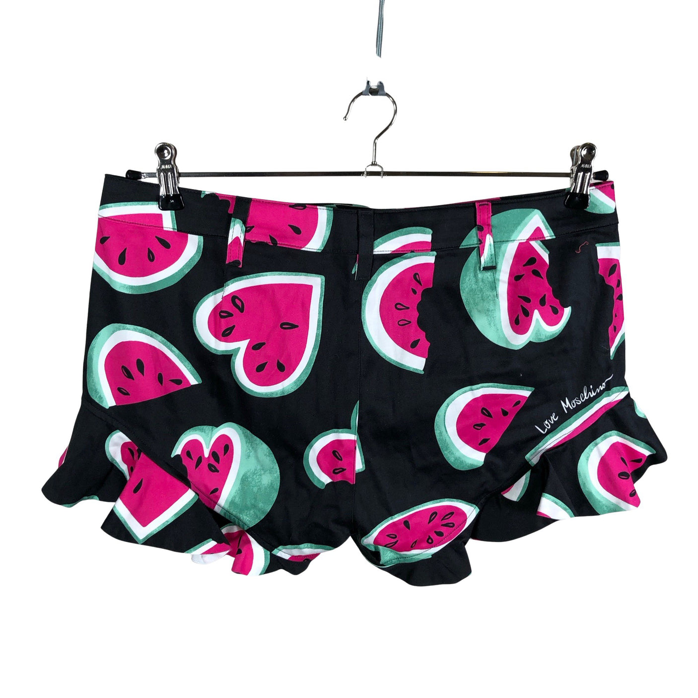 Naisten Love Moschino - Shortsit, koko 42 - Musta (3)
