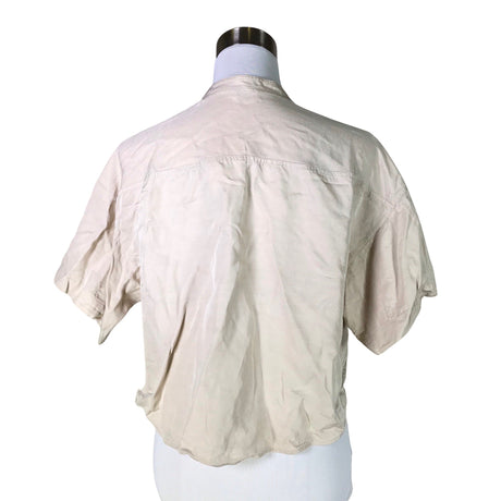 Naisten Filippa K. - Lyhythihainen pusero, koko 36 - Beige (2)