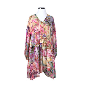 Naisten Esprit - Sifonkimekko, koko 42 - Pinkki (1)
