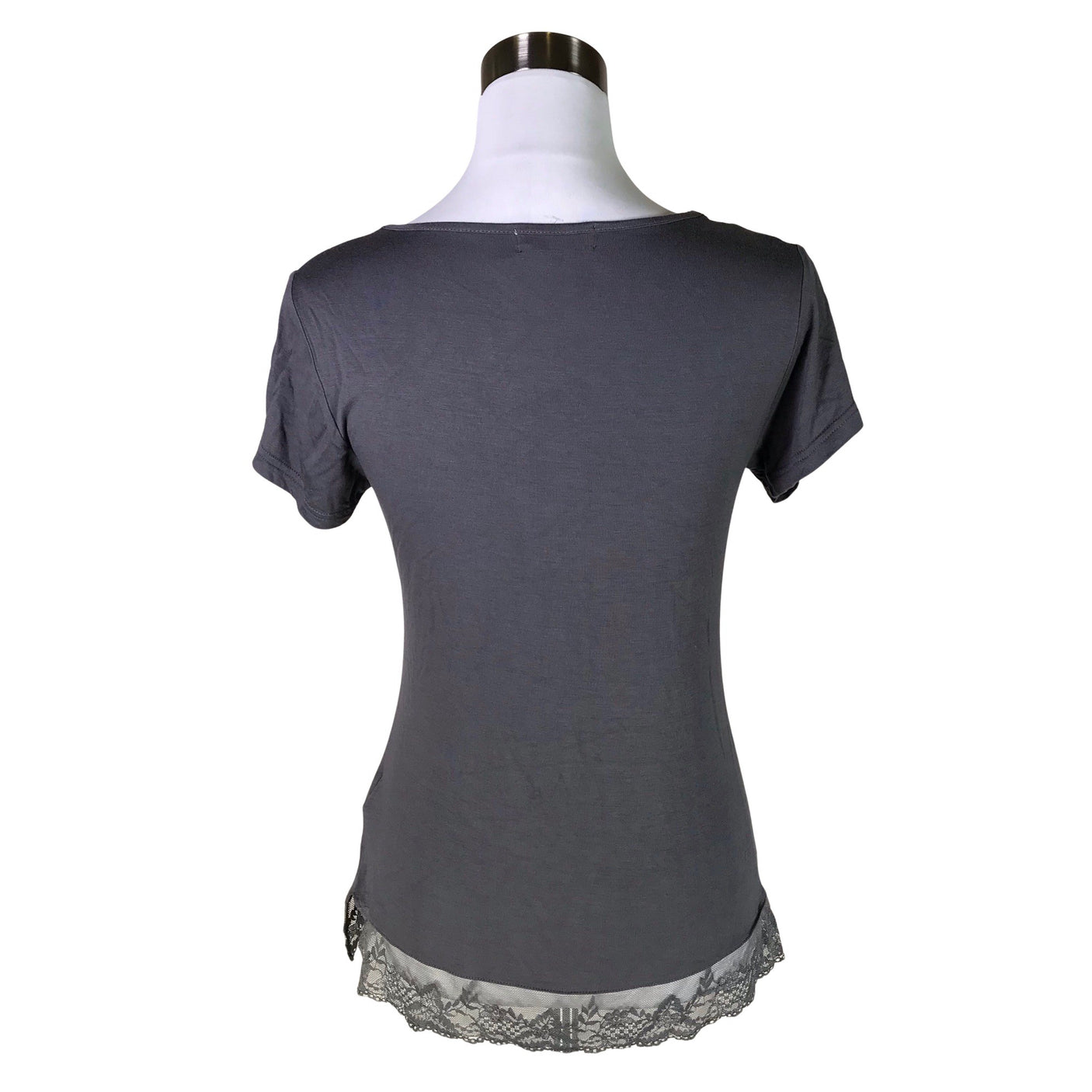 Naisten Cream - T-paita, koko 38 - Harmaa (2)