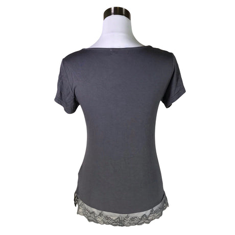 Naisten Cream - T-paita, koko 38 - Harmaa (2)
