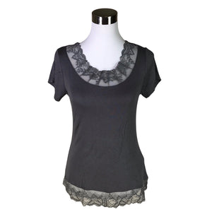 Naisten Cream - T-paita, koko 38 - Harmaa (1)