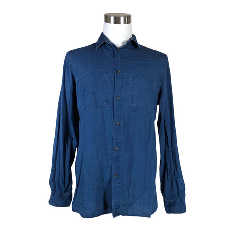 Miesten Nudie Jeans - Kauluspaita, koko L - Sininen ()