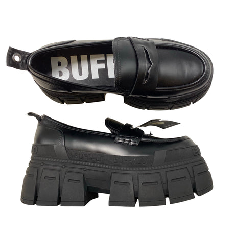 Naisten Buffalo - Loaferit, koko 40 - Musta ()