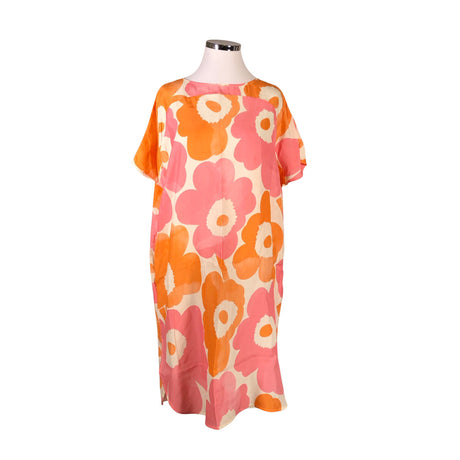 Naisten Marimekko - Sifonkimekko, koko 42 - Vaaleanpunainen ()