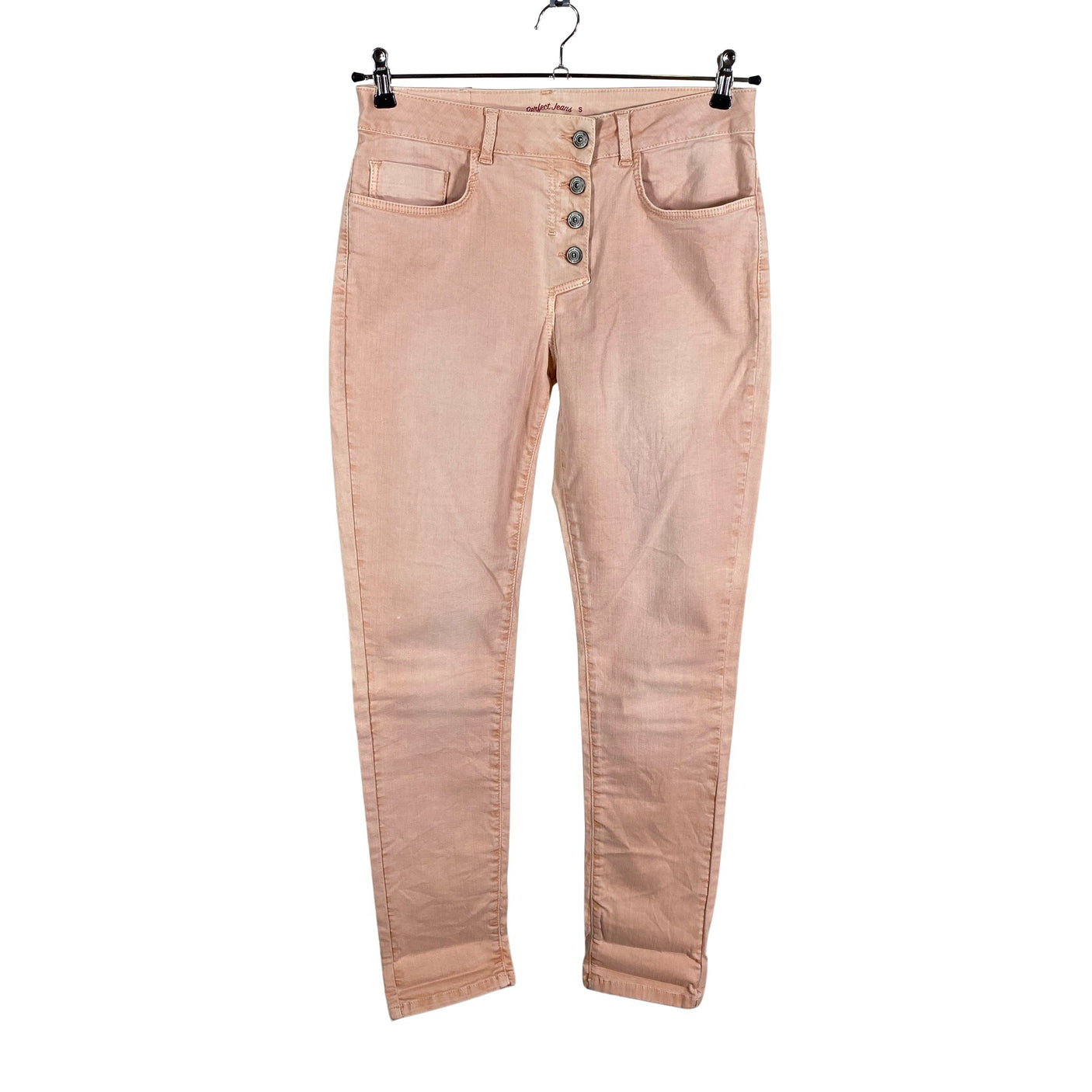Naisten Perfect Jeans - Farkut, koko 36 - Vaaleanpunainen (1)