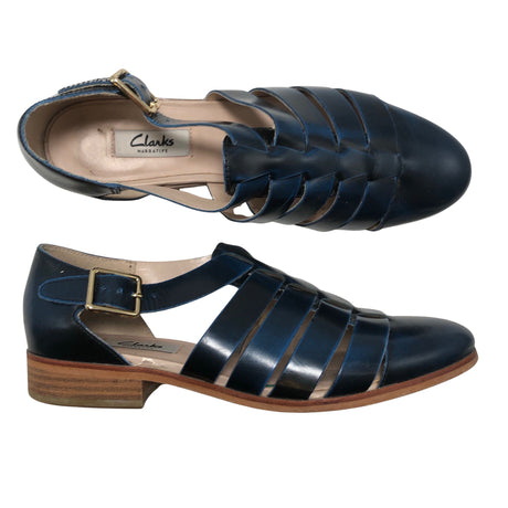 Naisten Clarks - Sandaalit, koko 39 - Sininen ()