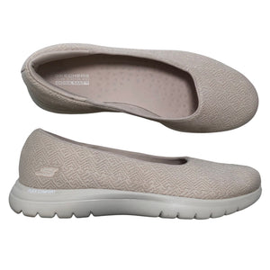 Naisten Skechers - Ballerinat, koko 40 - Beige (1)