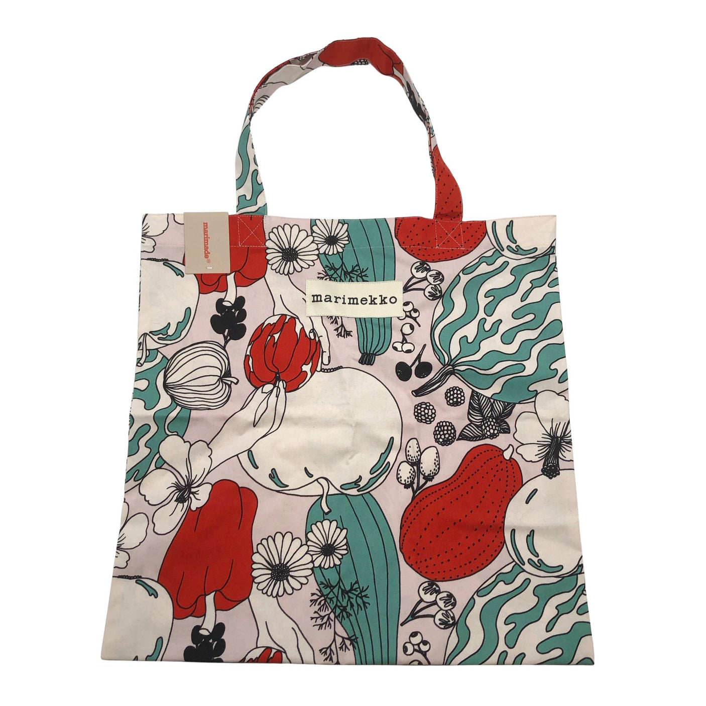 Naisten Marimekko - Ostoskassi, koko Maxi - Vaaleanpunainen (1)