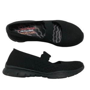 Naisten Skechers - Ballerinat, koko 38 - Musta (1)
