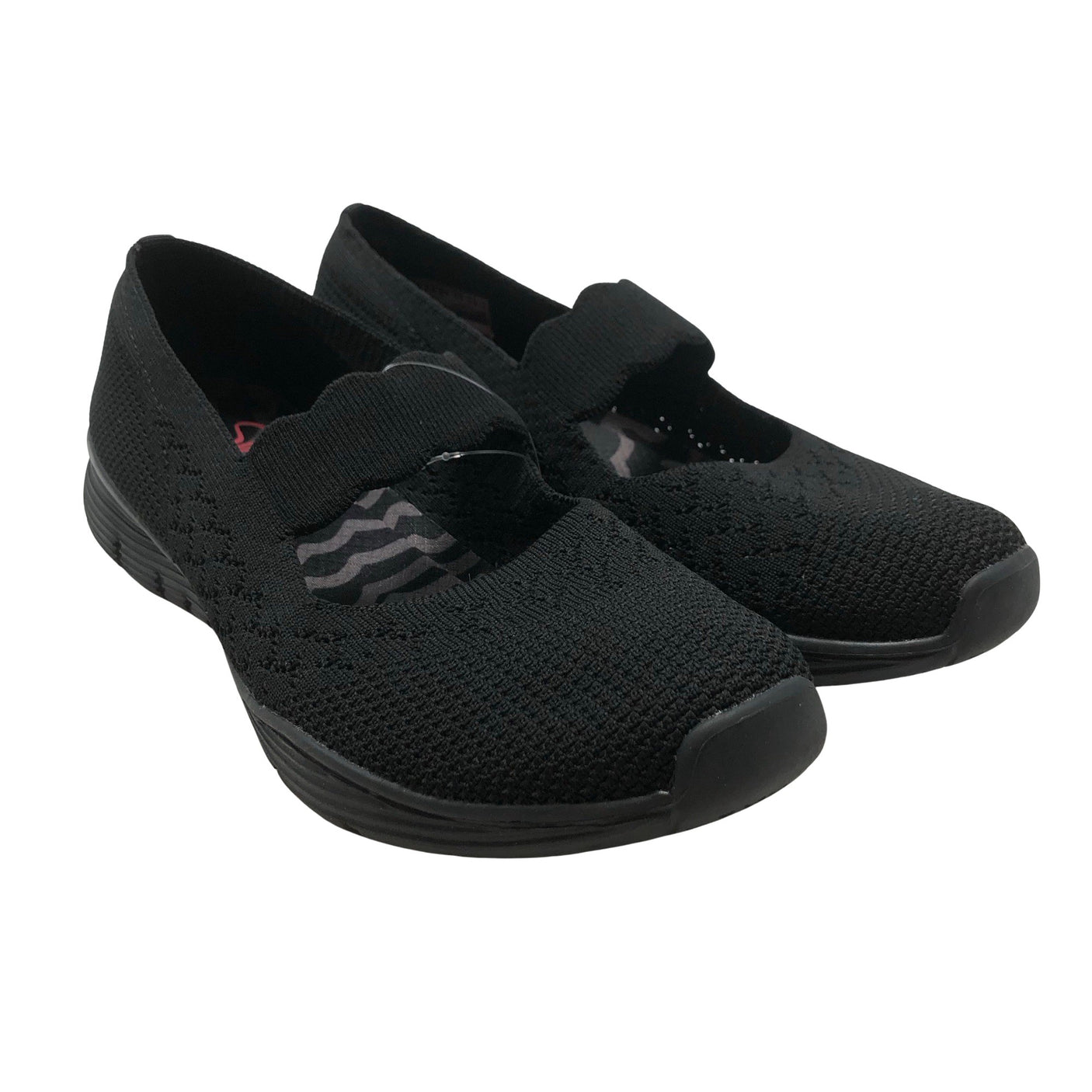 Naisten Skechers - Ballerinat, koko 38 - Musta (2)