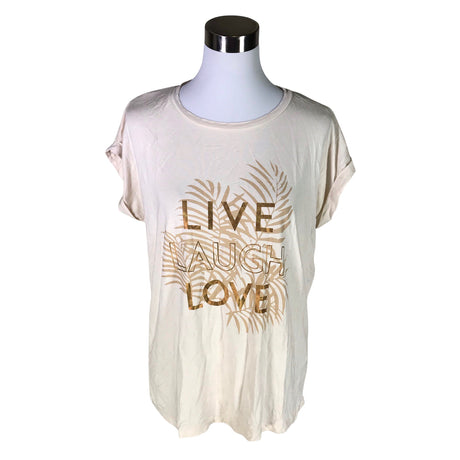 Naisten Soyaconcept - T-paita, koko 38 - Beige ()