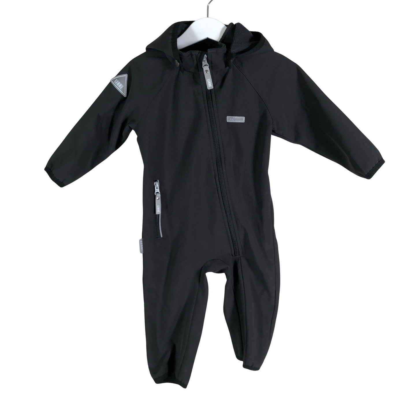 Unisex Lenne - Softshellhaalari, koko 74 - 80 - Musta (1)
