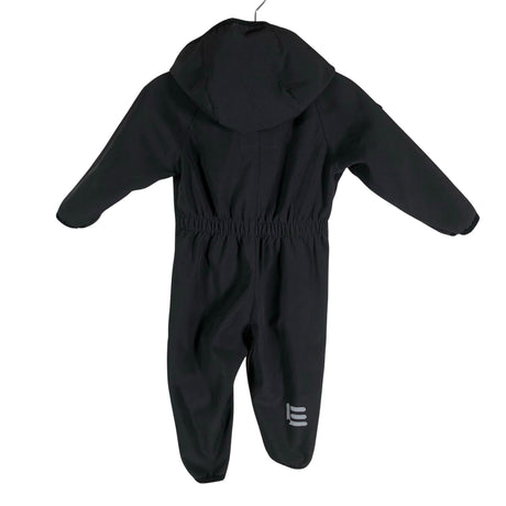Unisex Lenne - Softshellhaalari, koko 74 - 80 - Musta (2)