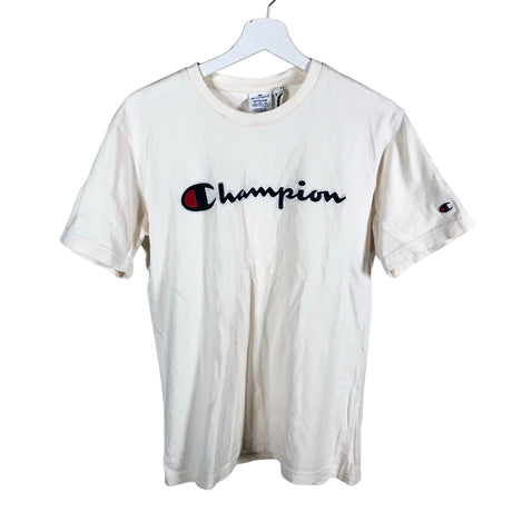Miesten Champion - T-paita, koko M - Luonnonvalkoinen ()