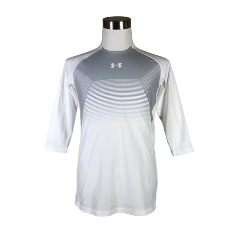 Miesten Under Armour - Urheilupaita, pitkät hihat, koko M - Valkoinen ()