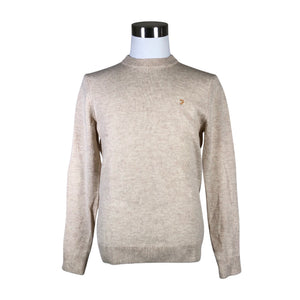 Miesten Farah - Neulepaita, koko M - Beige (1)