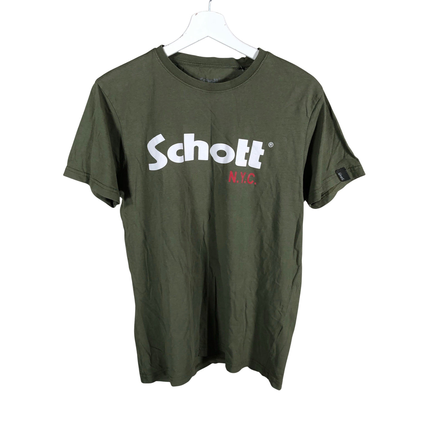 Miesten Schott NYC - T-paita, koko M - Vihreä (1)