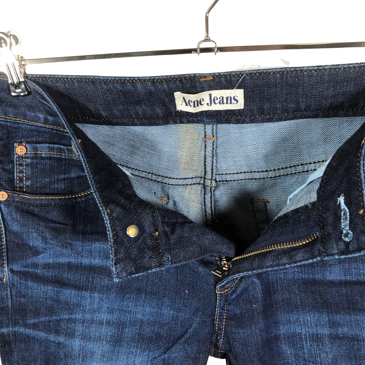 Naisten Acne Studios - Farkut, koko W30 - Sininen (3)