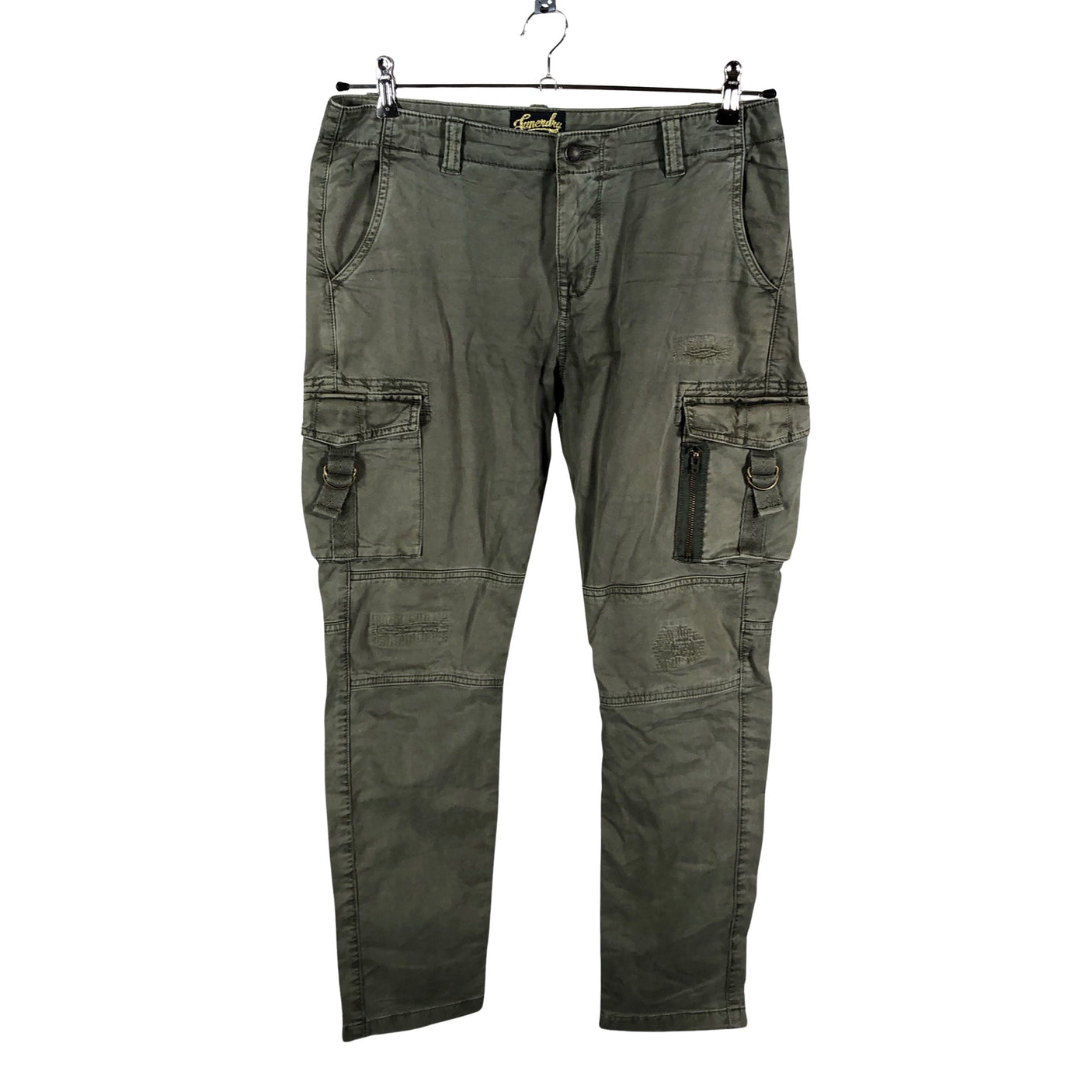 Naisten Superdry - Cargohousut, koko W29 - Vihreä (1)