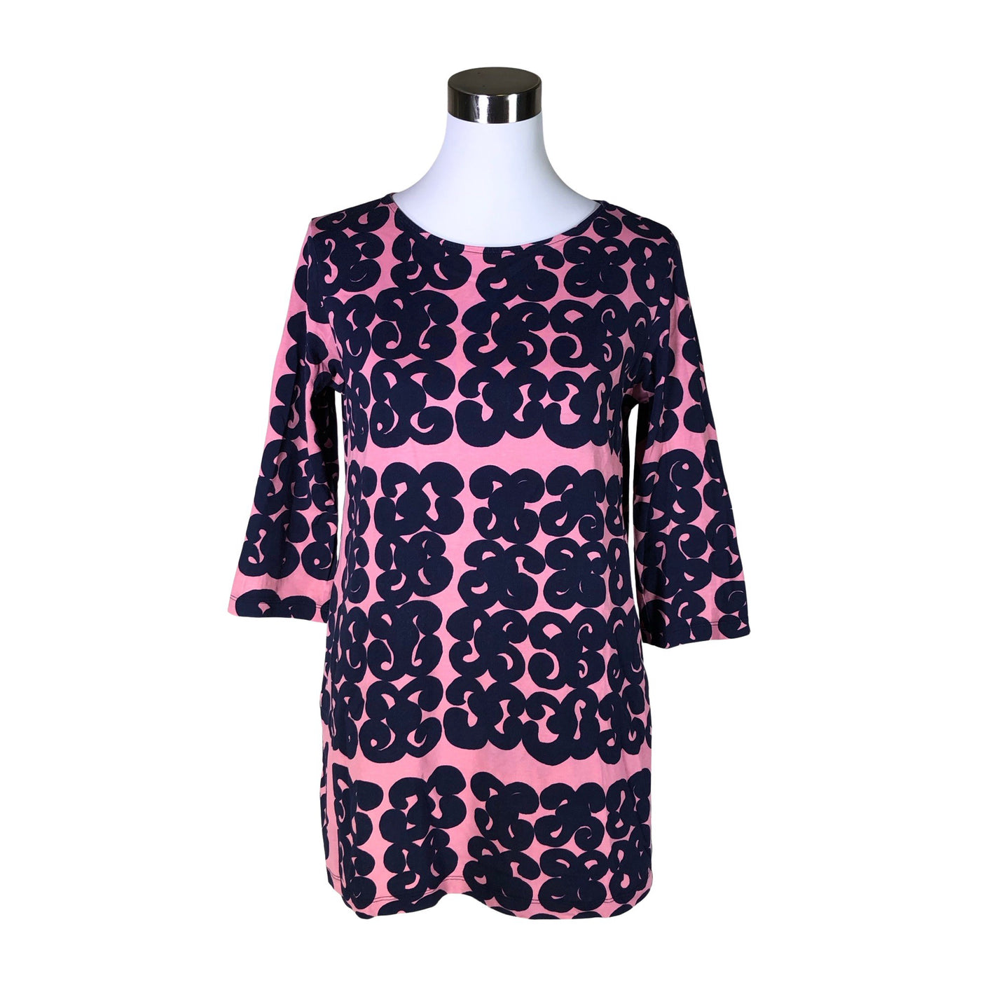 Naisten Marimekko - Trikootunika, koko 38 - Vaaleanpunainen (1)
