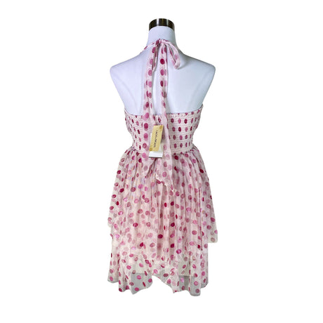 Naisten Lace & Beads - Sifonkimekko, koko 36 - Vaaleanpunainen (2)