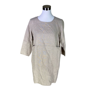 Naisten Bypias - Kangastunika, koko 38 - Beige (1)