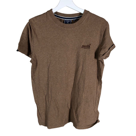 Miesten Superdry - T-paita, koko S - Ruskea ()