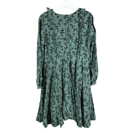 Tyttöjen Polarn O. Pyret - Sifonkimekko, koko 104 - 110 - Vihreä (2)