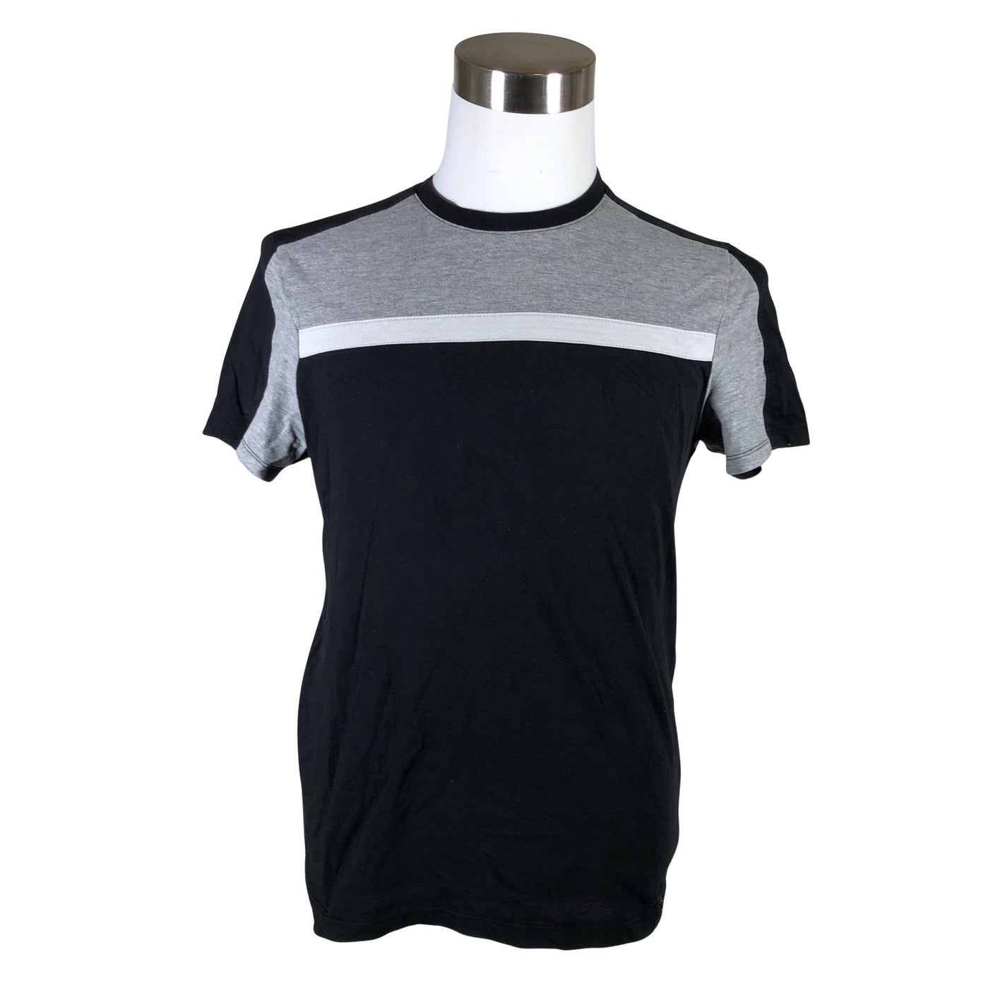 Miesten Perry Ellis - T-paita, koko S - Musta (1)