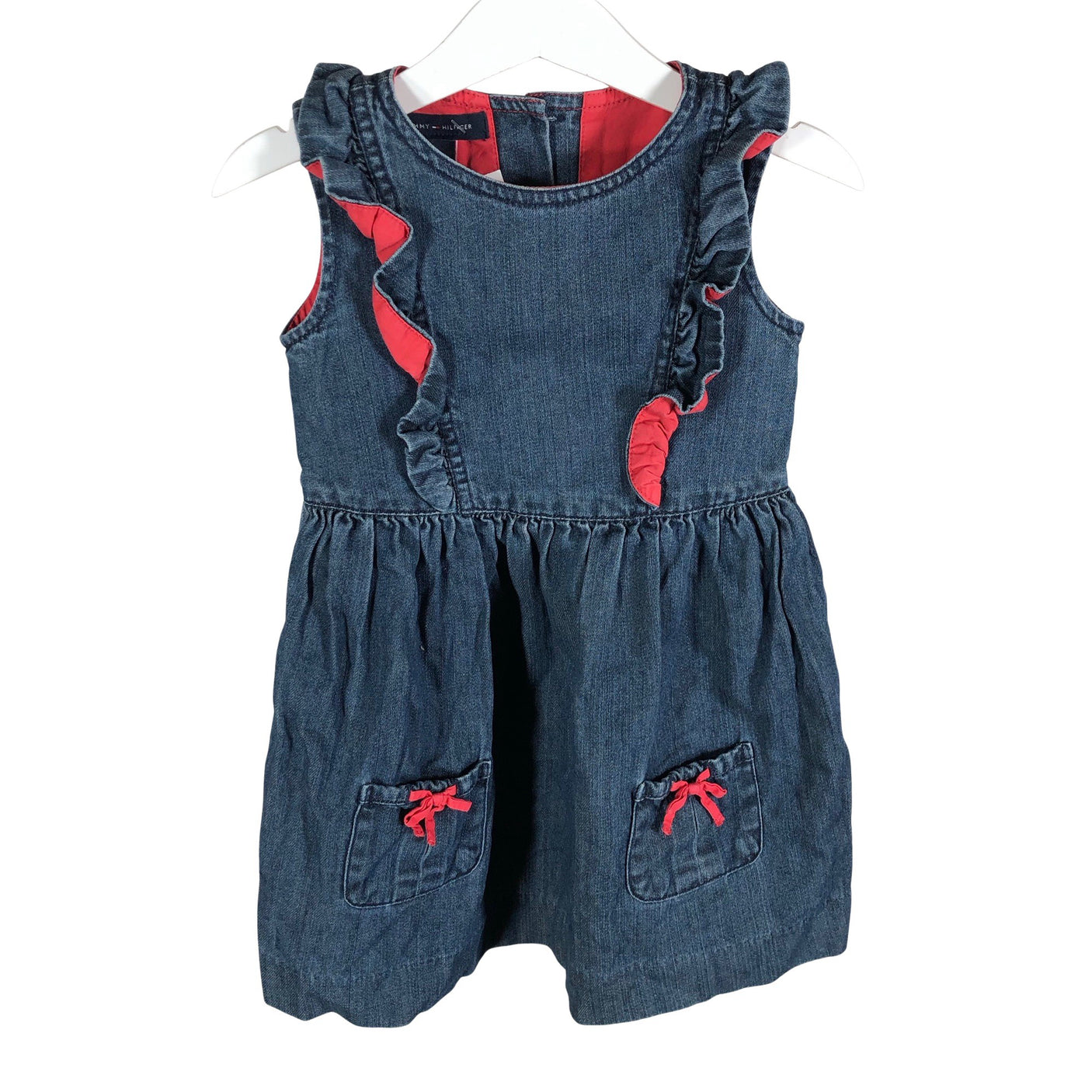 Tyttöjen Tommy Hilfiger - Farkkumekko, koko 92 - 98 - Sininen (1)