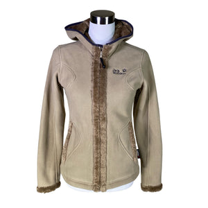 Naisten Jack Wolfskin - Fleecetakki, koko 34 - Beige (1)