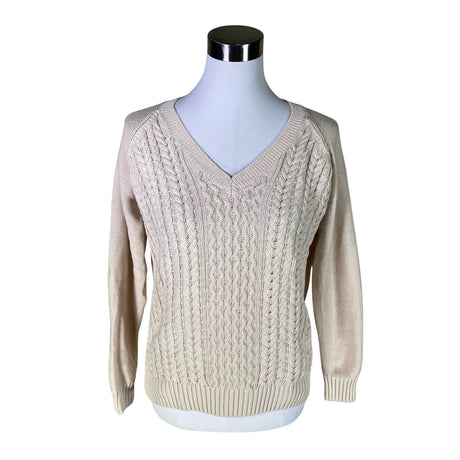 Naisten Your Face - Neulepaita, koko 34 - Beige ()