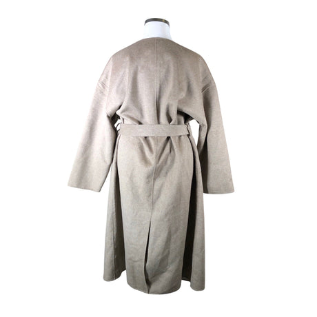 Naisten Lindex - Villakangastakki, koko 48 - Beige (2)