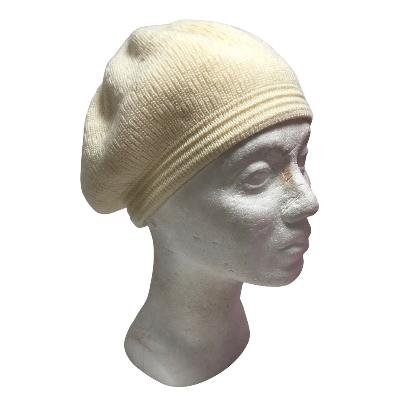 Naisten Handmade - Hattu, koko 56 - 58 cm - Luonnonvalkoinen (1)