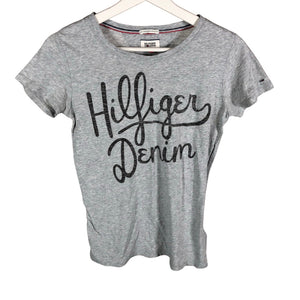 Naisten Tommy Hilfiger - T-paita, koko 34 - Harmaa (1)