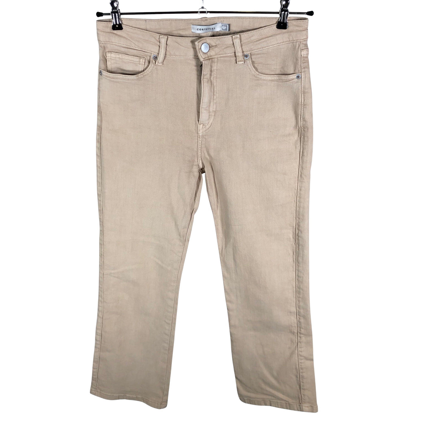 Naisten Cortefiel - Farkut, koko 40 - Beige (1)