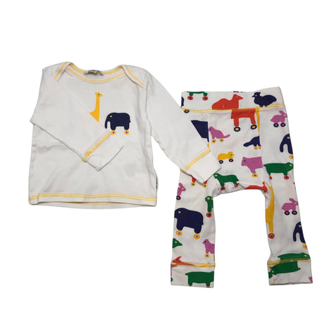 Unisex Marimekko - Trikoopaita, koko 68 - 74 - Valkoinen ()