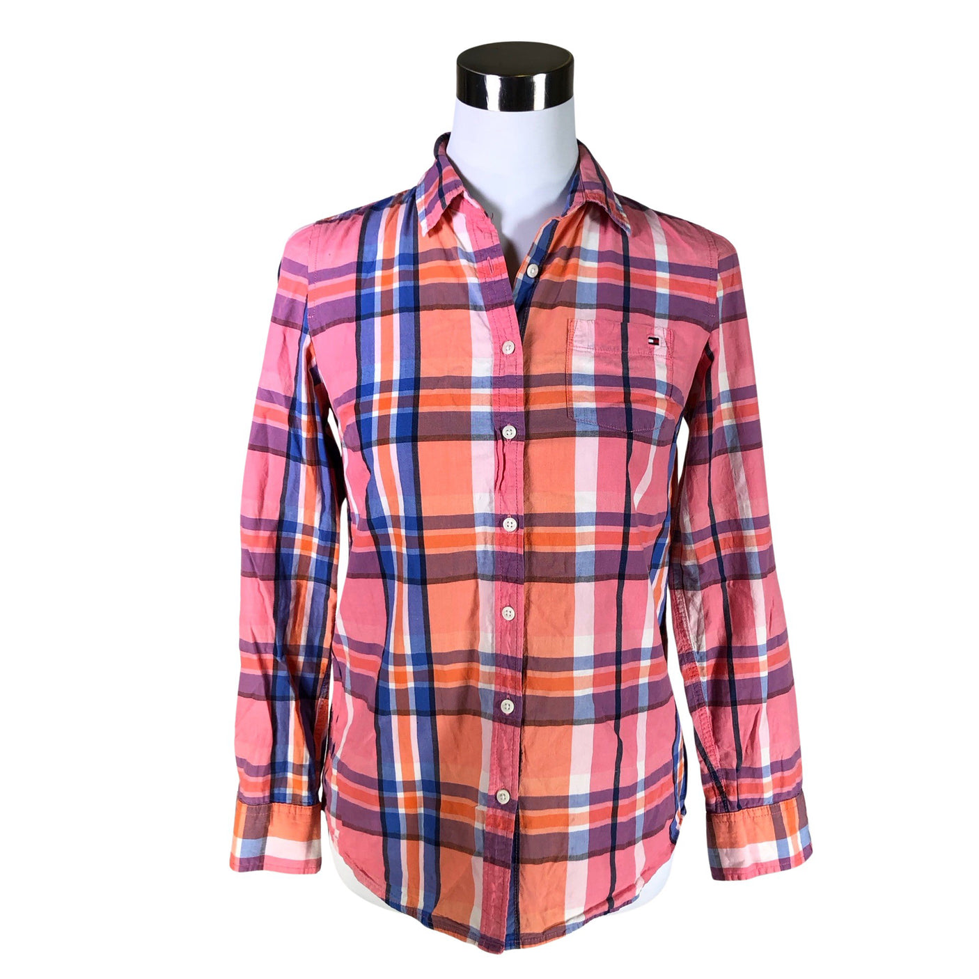 Naisten Tommy Hilfiger - Kauluspaita, koko 34 - Vaaleanpunainen (1)