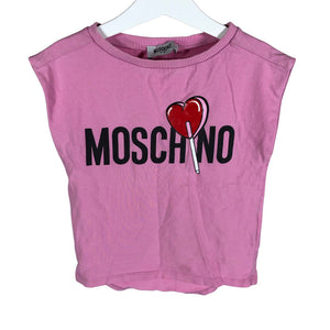 Tyttöjen Moschino Kid - Toppi, koko 110 - 116 - Vaaleanpunainen (1)