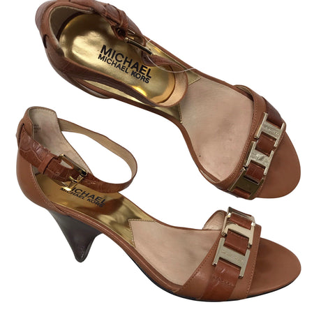 Naisten Michael Kors - Korolliset sandaalit, koko 39 - Ruskea ()