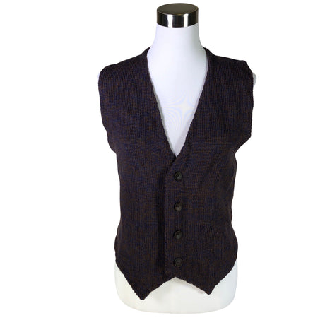 Naisten Handmade - Neuleliivi, koko 38 - Ruskea ()
