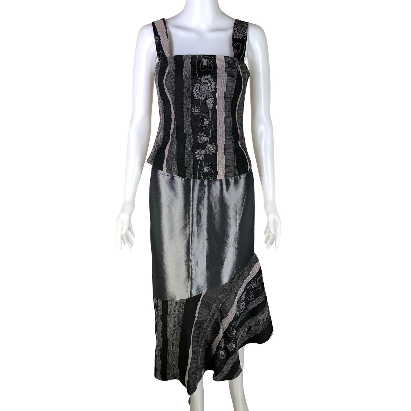 Naisten Handmade - Juhlahame, koko 36 - Harmaa (1)
