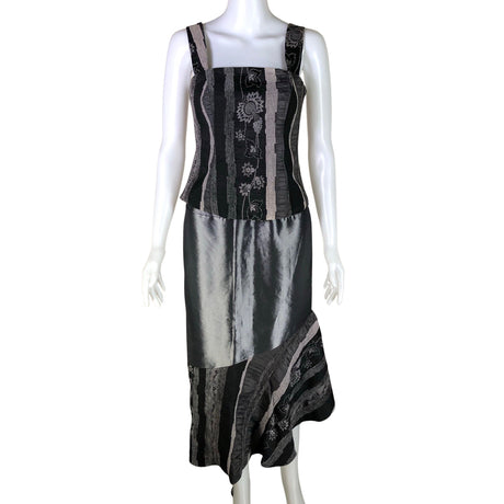 Naisten Handmade - Juhlahame, koko 36 - Harmaa ()