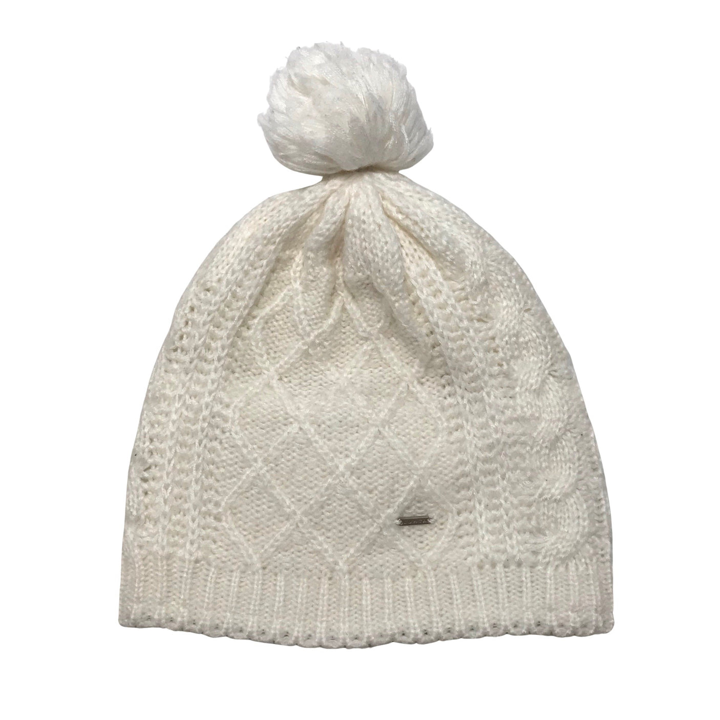 Naisten Luhta - Talvipipo, koko 52 - 54 cm - Luonnonvalkoinen (1)