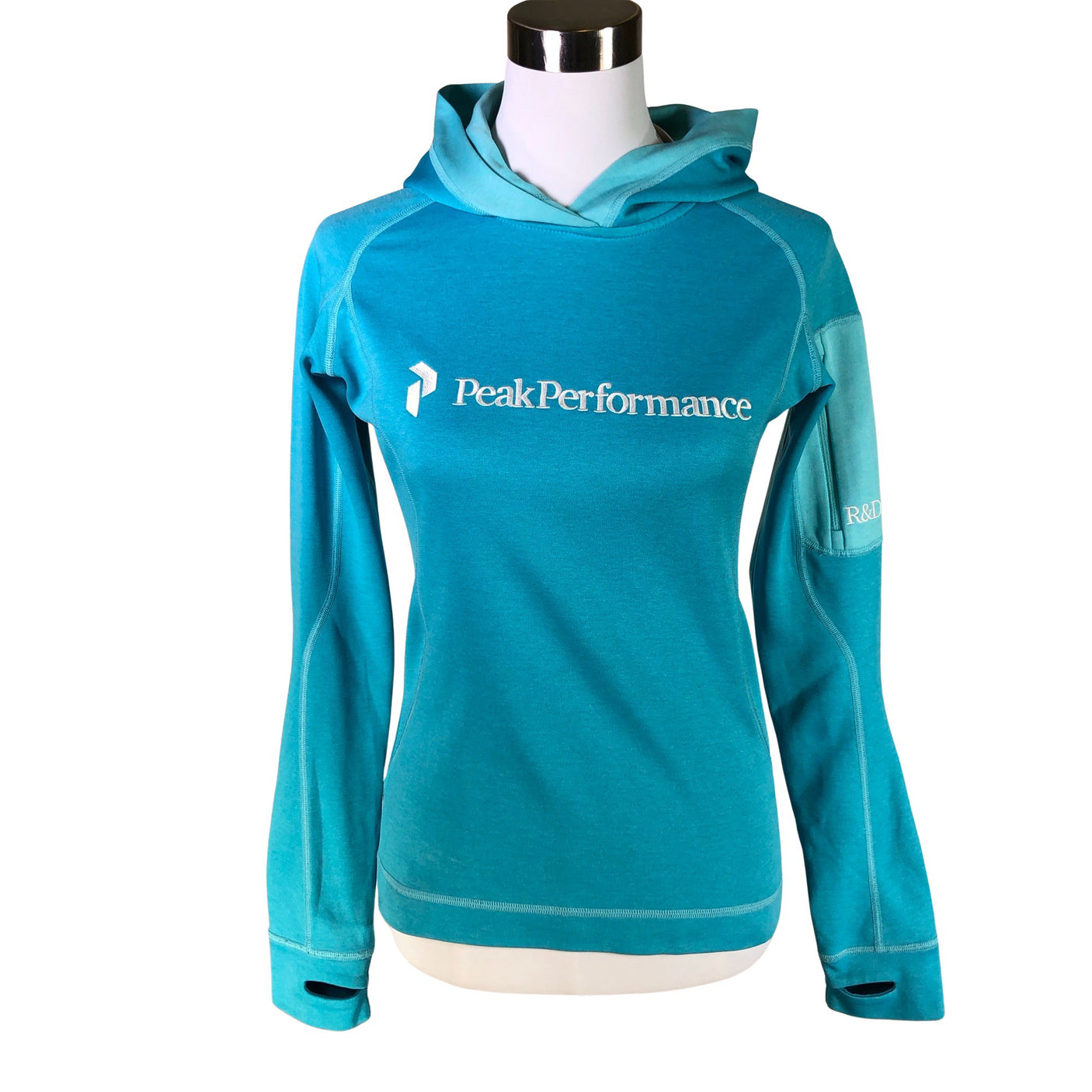Naisten Peak Performance - Huppari, koko 36 - Turkoosi (1)