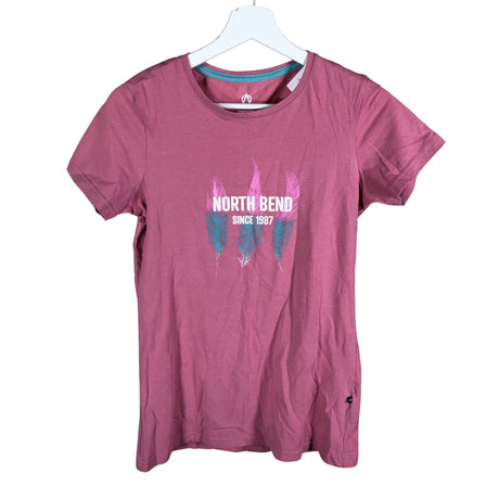 Naisten North Bend - T-paita, koko 34 - Vaaleanpunainen ()