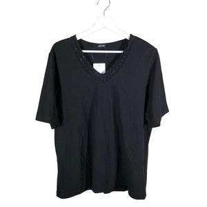 Naisten Gerry Weber - T-paita, koko 46 - Musta (1)