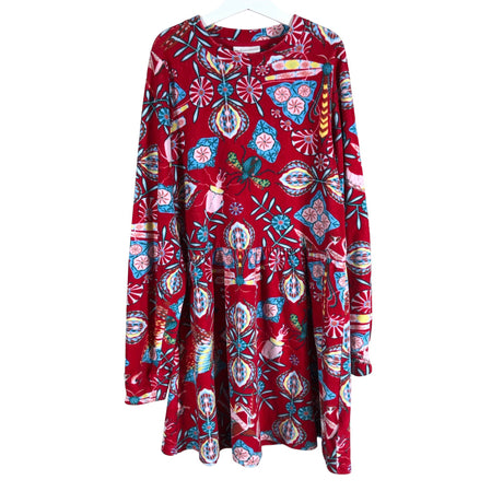 Tyttöjen Reima - Collegemekko, koko 146 - 152 - Punainen ()